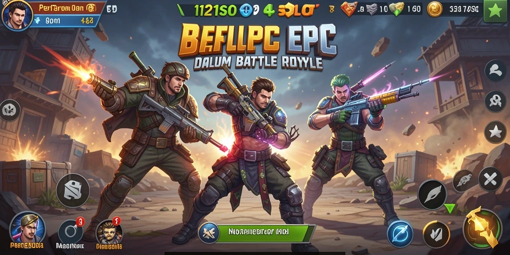 Tampilan gameplay seru di 1121SLOT Battle Royale.