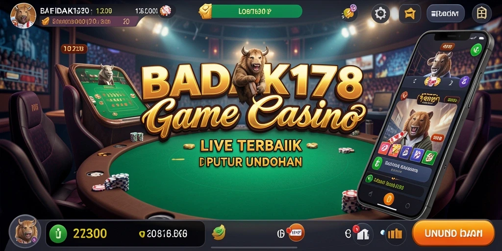 Tampilan gameplay yang seru di BADAK178 dengan dealer langsung.