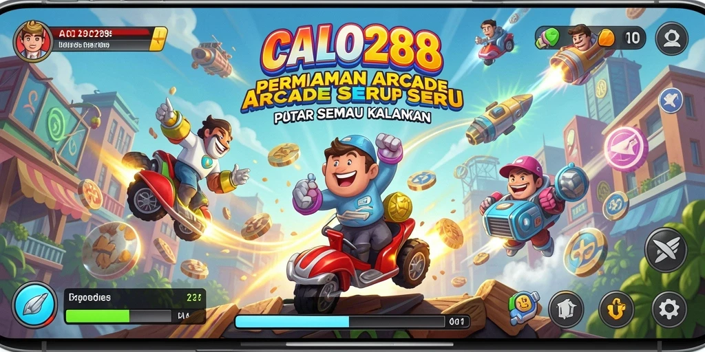 Screenshot gameplay CALO288 yang penuh aksi dan tantangan arcade.
