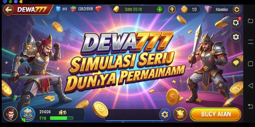Tampilan menarik gameplay DEWA777 yang menggugah semangat bermain.