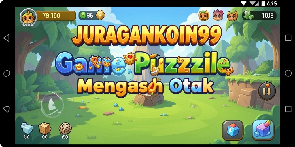 Gameplay seru dan menantang JURAGANKOIN99 dalam puzzle.