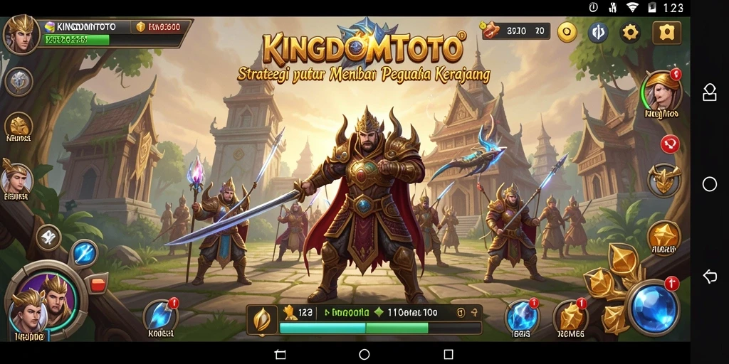 Gameplay KINGDOMTOTO yang menarik saat membangun dan mengelola kerajaan.