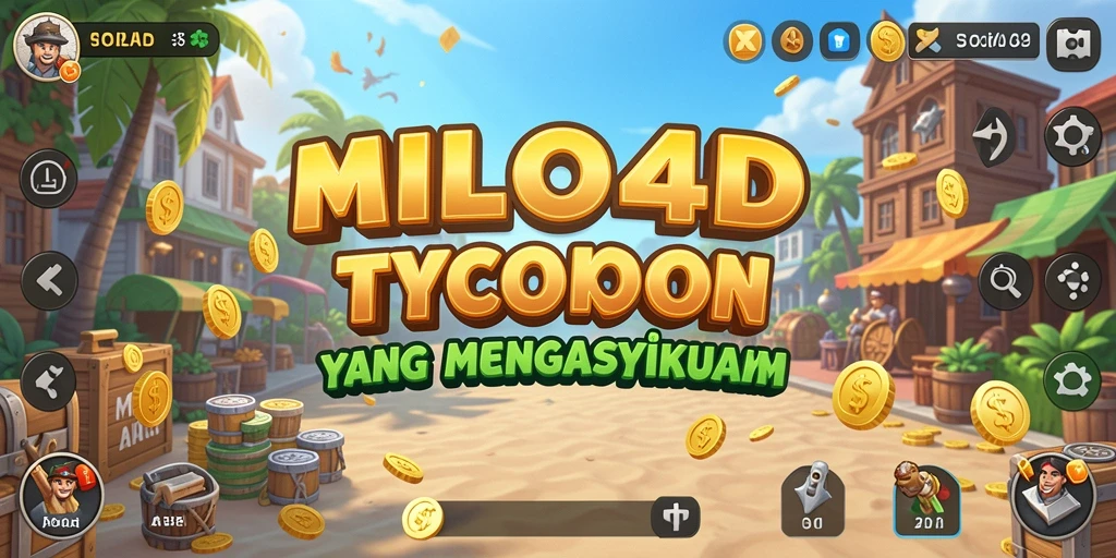 Tampilan gameplay Tycoon yang menakjubkan dan interaktif.
