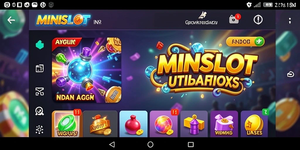 Antarmuka pengguna MINISLOT yang intuitif dan mudah digunakan.