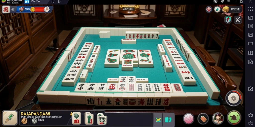 Tampilan gameplay seru dan mengasyikkan dari RAJAPANDA88.