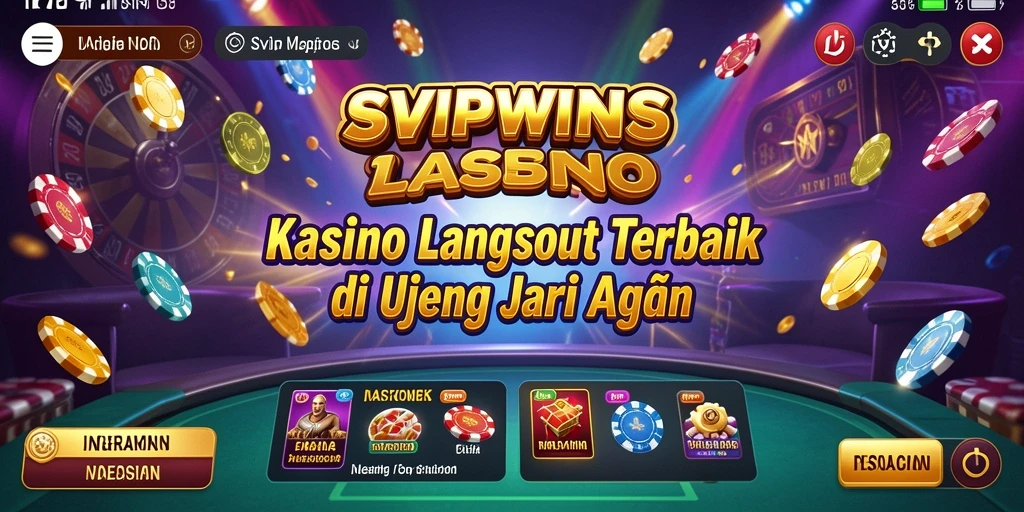 Tampilan gameplay mendebarkan dari SVIPWINS Live Casino.