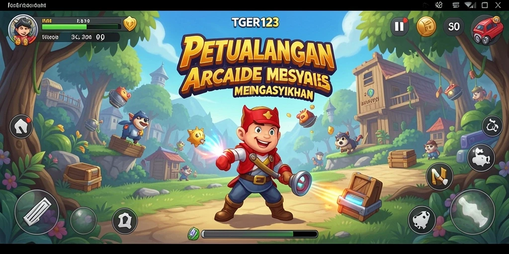 Tampilan gameplay yang seru dan menantang di TGER123.